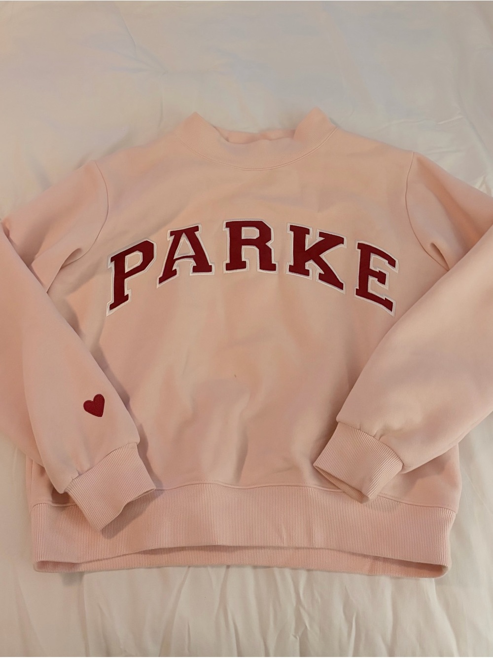 PARKE Mockneck Pink and Red from Valentines drop 2026